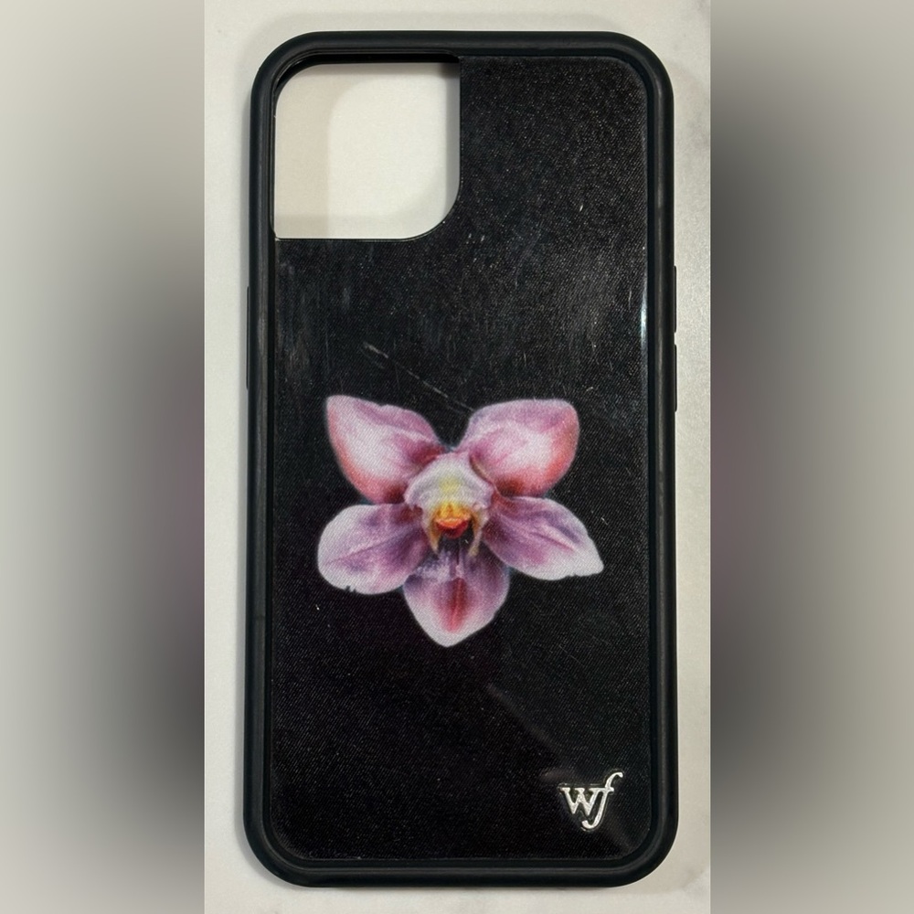 Wildflower Black Orchid iphone 13 Case